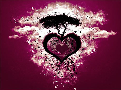 Heart-Love-Tree-valentine-wallpaper