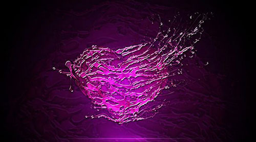 Shiny Heart On The Dark Background2 Valentine Design