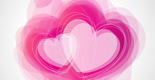 Create Abstract Valentine’s Day Illustration With Hearts