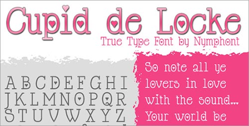 Valentine's Day Photoshop Fonts