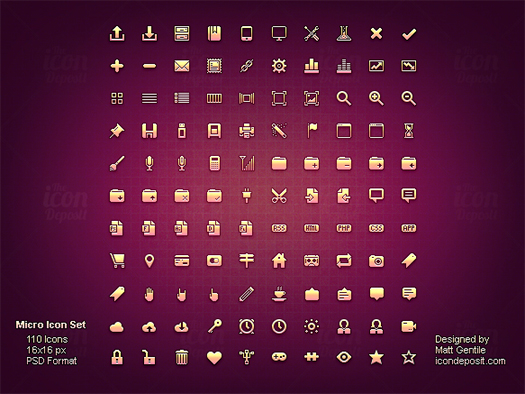 Micro Icon Set