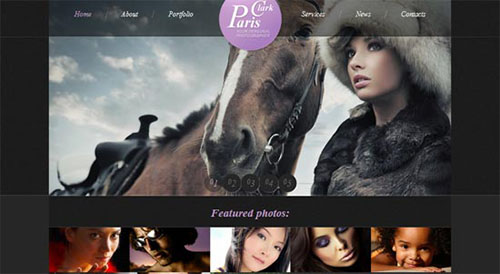 Free Photography HTML5 CSS3 Website Template
