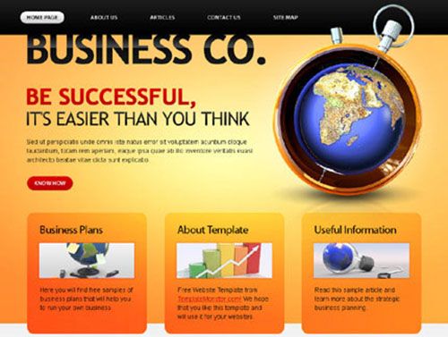 Business Company Website Template