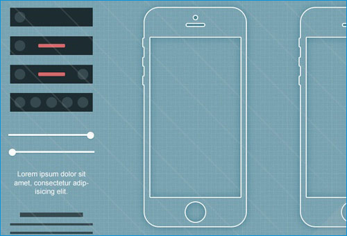 iPhone App Wireframe 