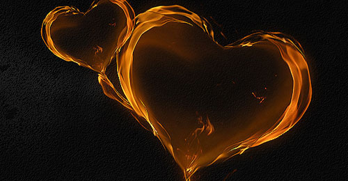 Create a Magical Flaming Heart Illustration in Photoshop